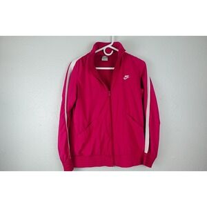 Nike Pink Gym Vintage Full Zip Up Lightweight Jacket Size 8-10
